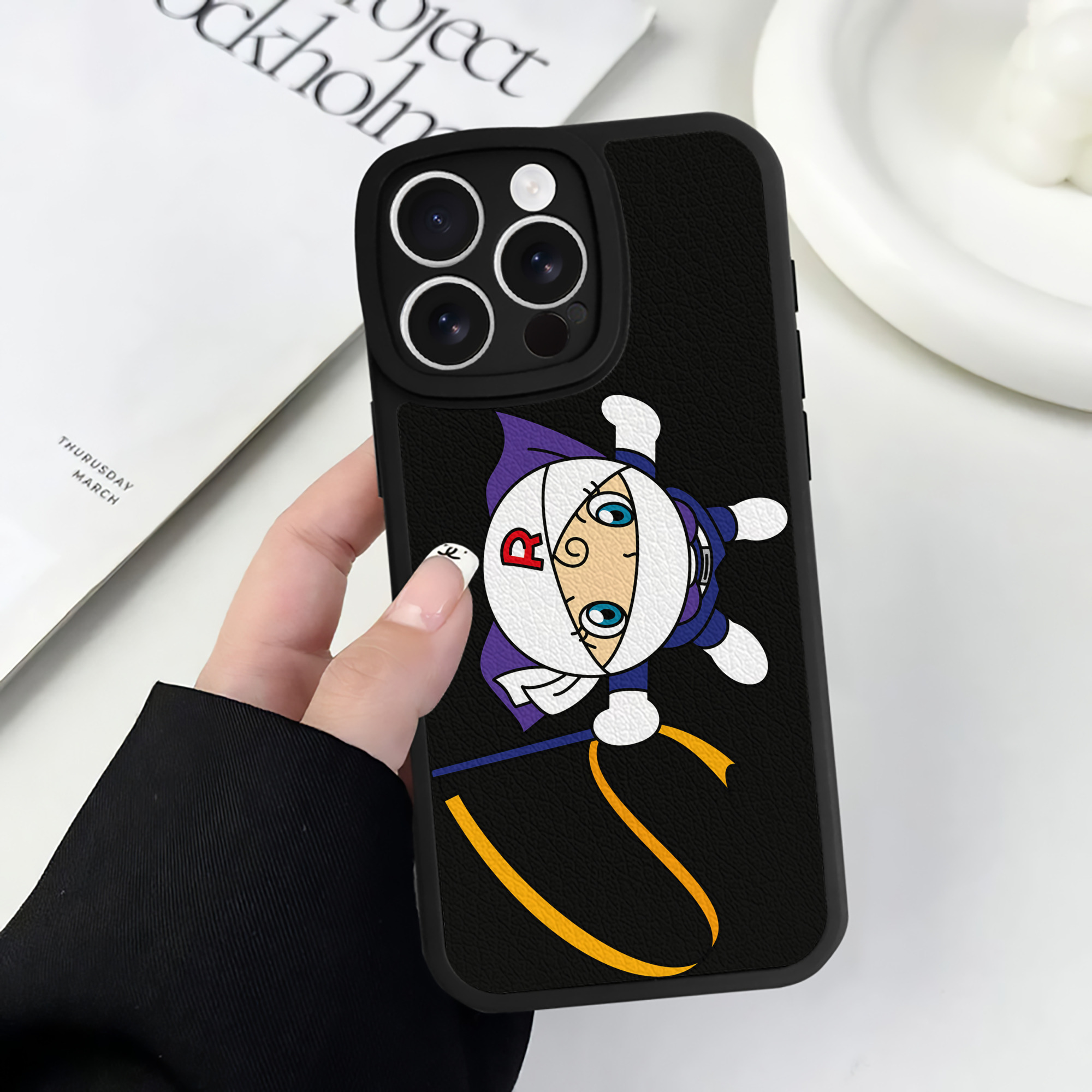 （画像用） アンパンマン Anpanman 【iPhone 16シリーズ対応】シリコンスマホケース（レザー調） 材質：シリコン